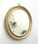 Rare and magnificent modernist mirror in gilded aluminum. The item was produced in Italy during the 1960s. Amazing wall...