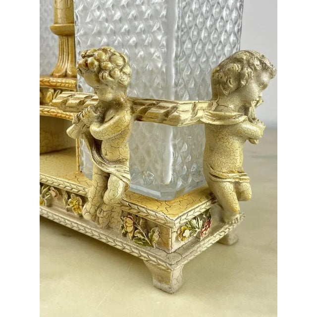 Oil/Vinegar Bottles with Holder, Italy, 1960s, Set of 3 For Sale - Image 4 of 12