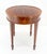 Fine Oval Banded Top Inlayed Yew Wood Pull Out Tray Side End Table Night Stand For Sale - Image 6 of 12