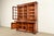 Grange French Louis Philippe Carved Cherry Wood Breakfront Bookcase Cabinet, Circa 1960s For Sale In South Bend - Image 6 of 17