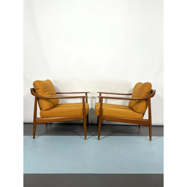 Set of Mid-Century Modern Model 550 Armchairs by Walter Knoll, 1950s For Sale - Image 12 of 18