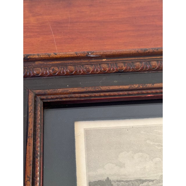 Early 19th Century Antique Engraving of Nostell Priory, Yorkshire | Framed Architectural Print by j.p. Neale | English Heritage Art For Sale - Image 5 of 12