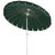 Metal Panza 9 Ft Crank Umbrella, Green/White Pole For Sale - Image 7 of 9