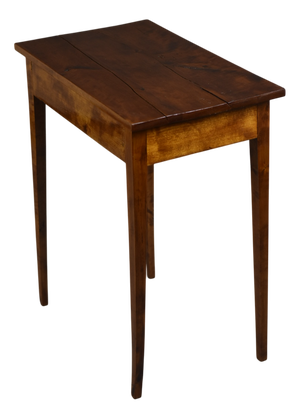 Walnut Side Table with Drawer