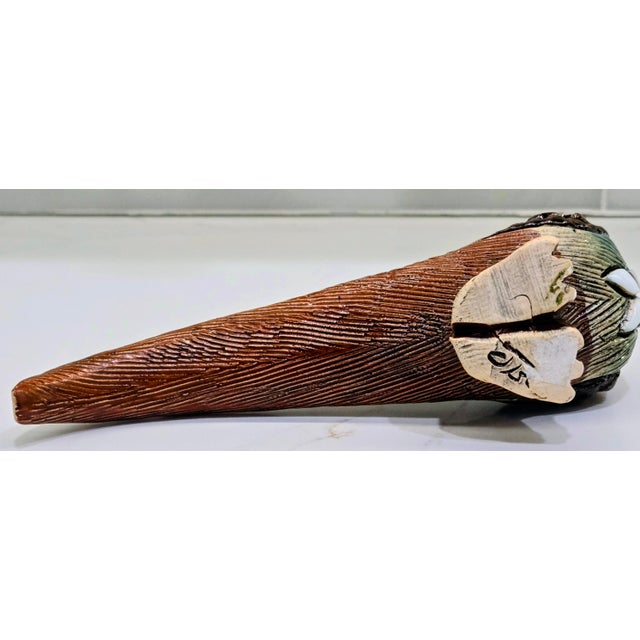 Vintage Artesania Rinconada Ceramic Pheasant Bird Figurine, Uruguay For Sale - Image 9 of 10