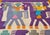 Textile Vintage Southwestern Pictorial Kilim, Handwoven Wool, Pictorial Design, Lavender & Ivory, 3x5 For Sale - Image 7 of 10