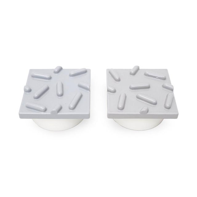 Bowls with Lids by Luigi Castaldi and Massimo Materassi for Mas, 1980s, Set of 2 For Sale - Image 11 of 14