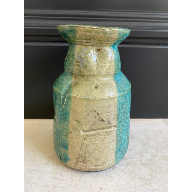 1984 Studio Art Pottery Vase For Sale - Image 4 of 11