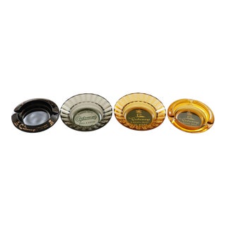 Castaways Hotel Las Vegas Glass Ashtrays - Set of 4 For Sale