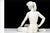 Vintage German Porcelain Seated Nude Female Sculpture White Glazed Figurine For Sale - Image 4 of 7