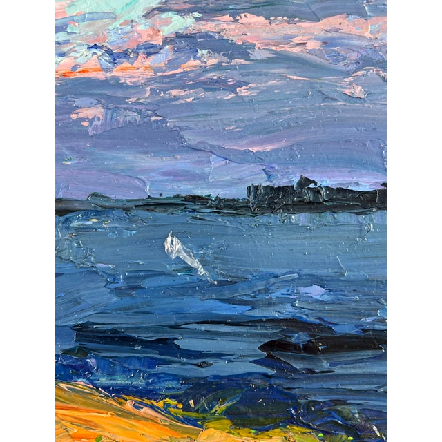 Oil Painting River Bank Serdyuk Boris Petrovich For Sale - Image 10 of 11
