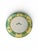 This wonderful charger or tart plate is sadly discontinued making it even more special. The colors are green and yellow...