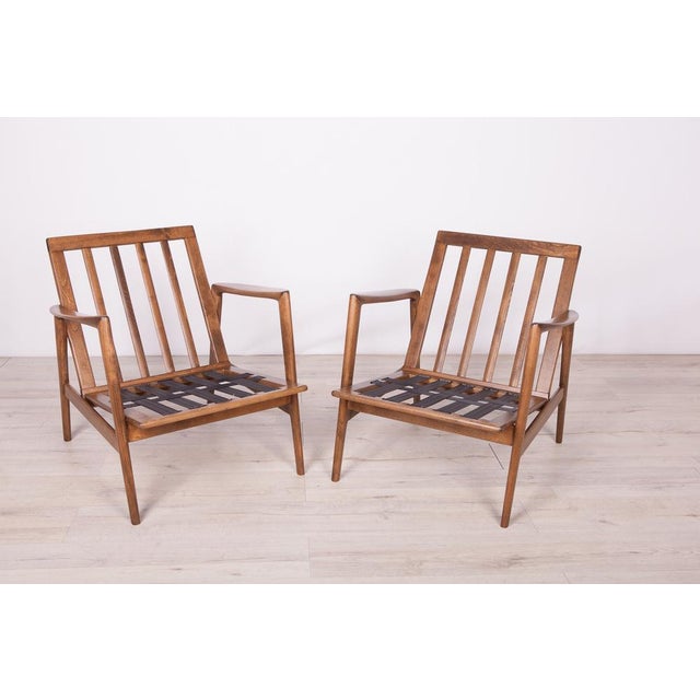 Set of Model 300-139 Armchairs from Swarzędz Factory, 1960s For Sale - Image 6 of 18