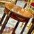 Wood French Style Wood Side Table Set – Copper Finish With Gold Leaf Accents For Sale - Image 7 of 7