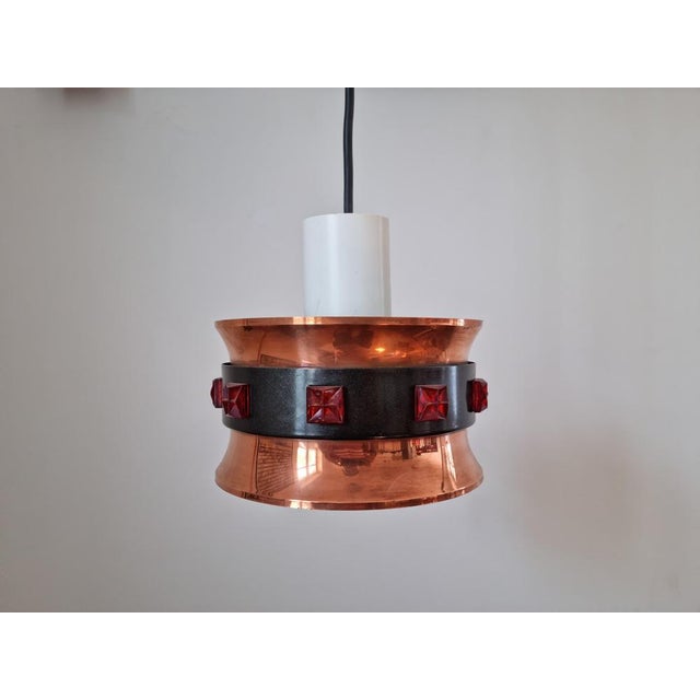 Mid-Century Pendant from Vitrika, Sweden, 1970s For Sale - Image 3 of 16