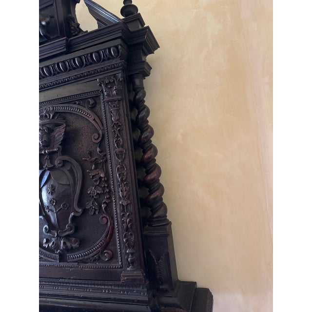 Wood Cassetta Della Offerti Antique Italian 19th Century Cabinet. For Sale - Image 7 of 8