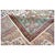 Ivory Antique Persian Tabriz Wool & Cotton 10X13 Ivory, Peach, Red & Teal Handmade Area Rug #1140364 For Sale - Image 8 of 9