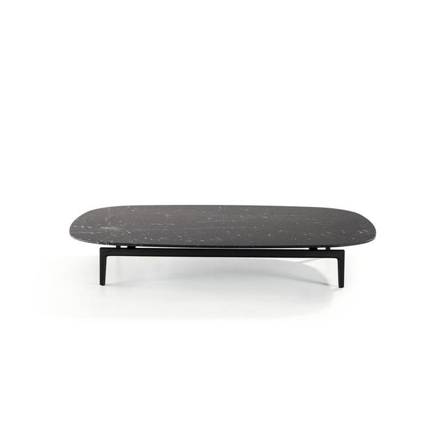 Volage Ex-S Coffee Table in Marble and Aluminium Base by Philippe Starck for Cassina For Sale - Image 12 of 16