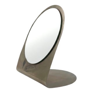 Mid-Century Table Mirror / Vanity, France 1970s For Sale