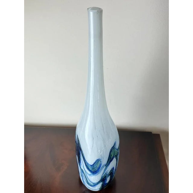 Murano Polychrome Murano Glass Vase, 1960s For Sale - Image 12 of 13