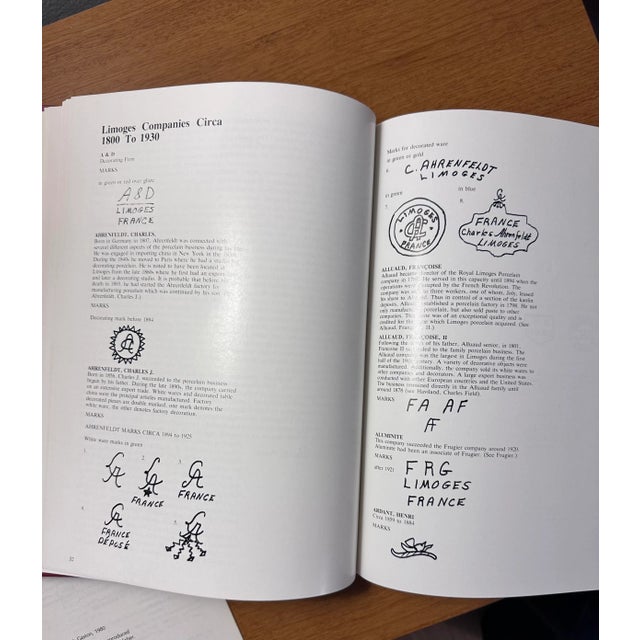 Limoges, France 1980s Limoges Porcelain Hardcover Book For Sale - Image 4 of 6