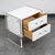 Mid Century Modern Nightstand 2 Drawers Lucite White 1970s Vintage Groovy Retro For Sale - Image 9 of 12
