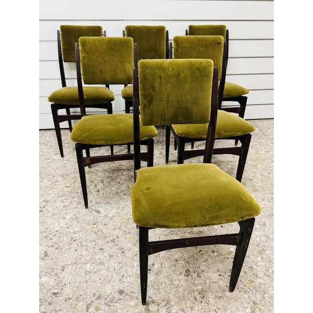 Modern Dining Chairs in the style of Gio Ponti, 1960s, Set of 6 For Sale - Image 16 of 18