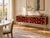 Wood Italian Red Murano Glass Sideboard with 28 Jewels and Brass from Justfurnituress SRL For Sale - Image 7 of 9