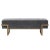 2020s Fiona Velvet Upholstered Bench For Sale - Image 5 of 5