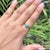 18k Yellow Gold Wavy Band Ring With Teardrop Cabochon Turquoise Size 8 For Sale In New York - Image 6 of 15
