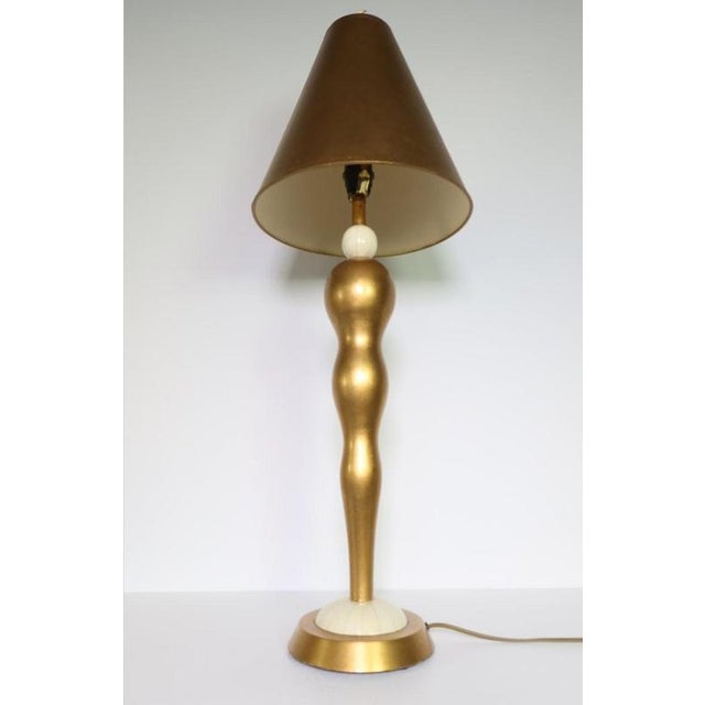 Leeazanne Table Lamp in Epoxy Resin from Lam Lee Group, USA For Sale - Image 4 of 4