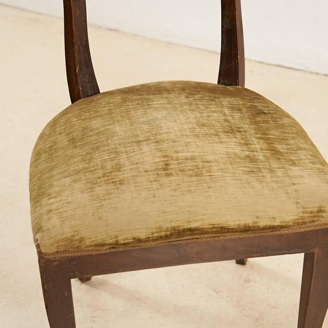 Antique Director Chair in Walnut, 1800s For Sale - Image 4 of 7