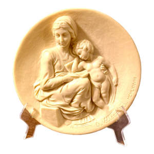 Limited Edition #862 Madonna Saggia Relief Plate