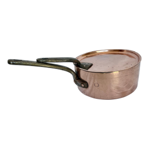Vintage Jones Brothers Copper Pan With Lid