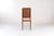 Antique Dutch Art Deco Chair with upholstered seat. Manufactured circa in 1920s, re-upholstered in the 1990s.