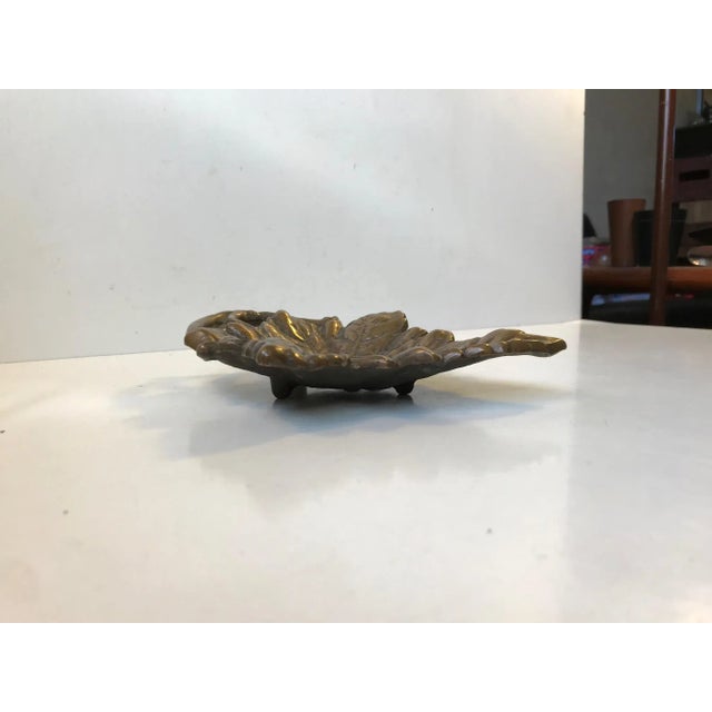 Art Deco Sculptural Bronze Bowl, 1930s For Sale - Image 6 of 10