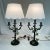 1980s 1985 Vintage Maitland-Smith French Bouillotte Style Cast Iron Table Lamp With Leaves - A Pair, Attributed, Artist Signed For Sale - Image 5 of 12