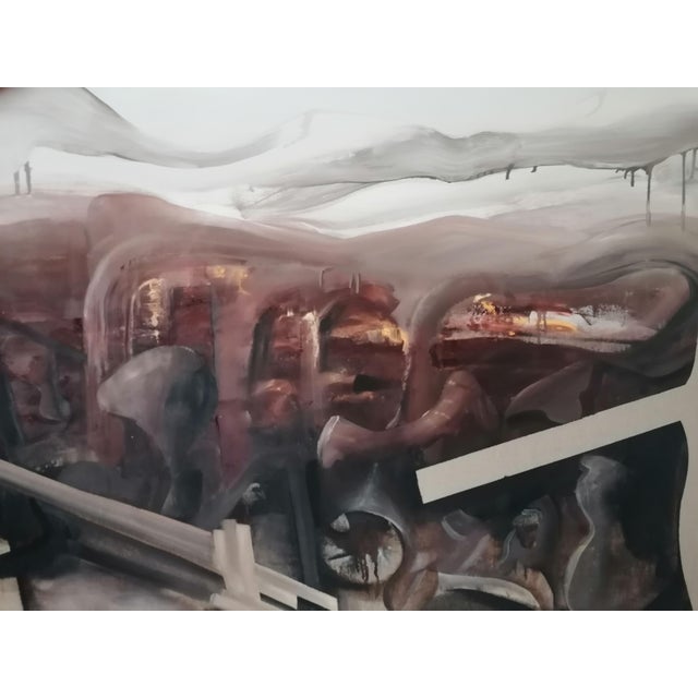 Stefano Mazzolini, Tube, 2020s, Mixed Media on Canvas For Sale - Image 4 of 7