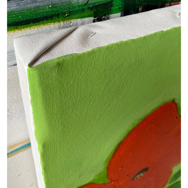 Textile Nasturtium Love by J. Popolin For Sale - Image 7 of 7