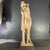 Tan Draped Nude Woman Terracotta Sculpture by Alphonse Darville, 1959 For Sale - Image 8 of 13