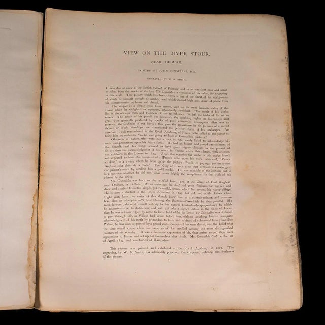 1887's 4 Vols Antique Folio Imperial Gallery of British Art For Sale - Image 6 of 12