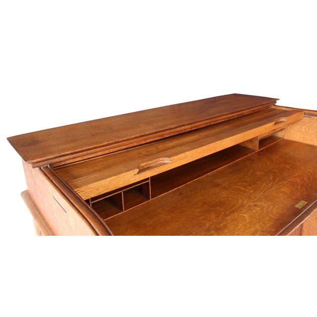 RollTop Desk With Secret Compartments Chairish