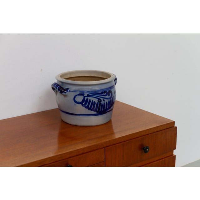 19th Century German Stoneware Five Liter Crock, 1890s For Sale - Image 11 of 12