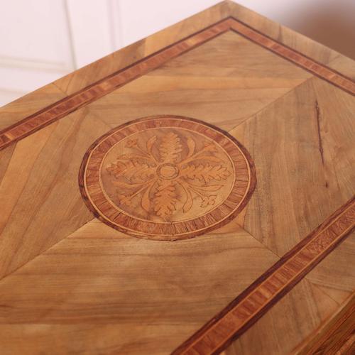 Italian Walnut and Marquetry Bedside Cabinets For Sale - Image 17 of 18