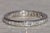 The Falgarwood: Ladies Antique Platinum Wedding Band set with French Cut Diamonds For Sale - Image 4 of 10
