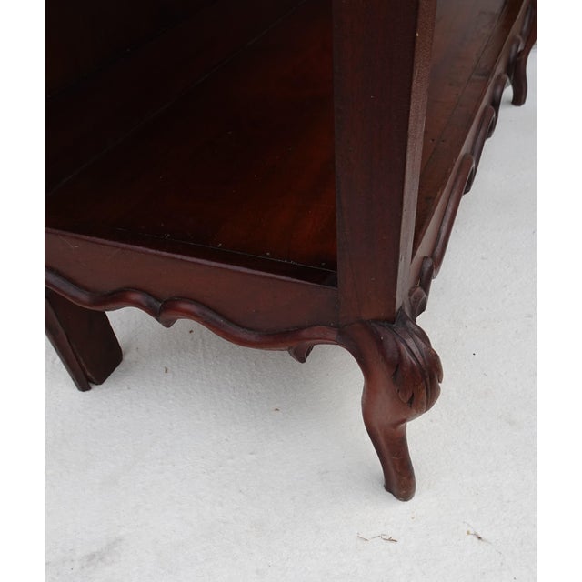 Art Nouveau Small Cabinet Display with Glass, 1920s For Sale - Image 11 of 18