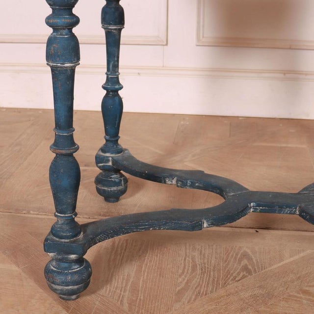 English Painted Lamp Table For Sale - Image 3 of 10