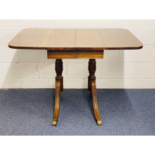 Duncan Phyfe Mahogany Drop Leaf Table Chairish