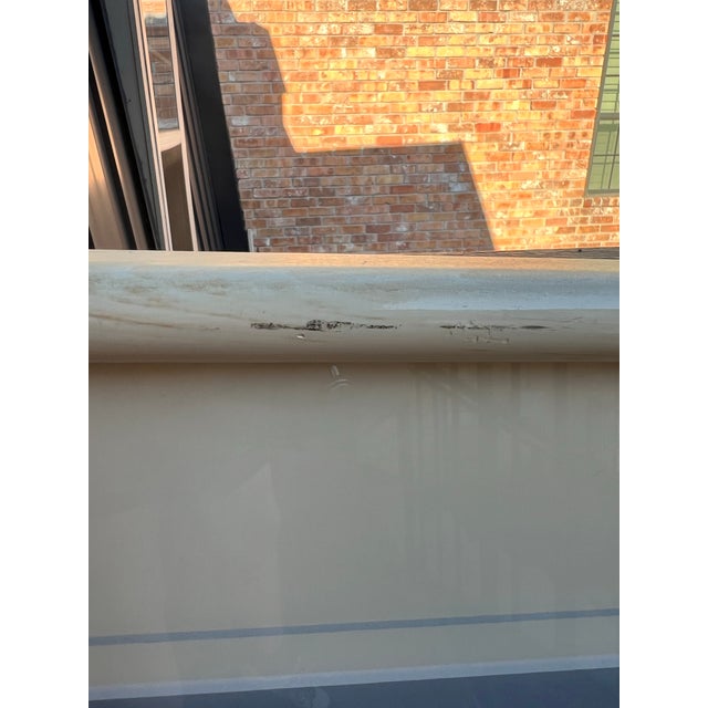 Ivory Vintage Large 1980’s PostModern Framed Lithograph For Sale - Image 8 of 9