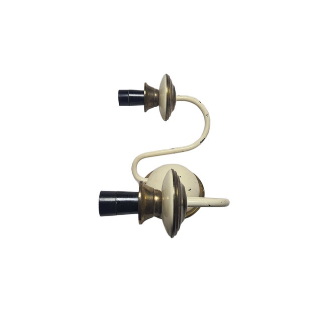 1970s 2-Armed Wall Lamp from Elmet Zabrze, Poland, 1970s For Sale - Image 5 of 15